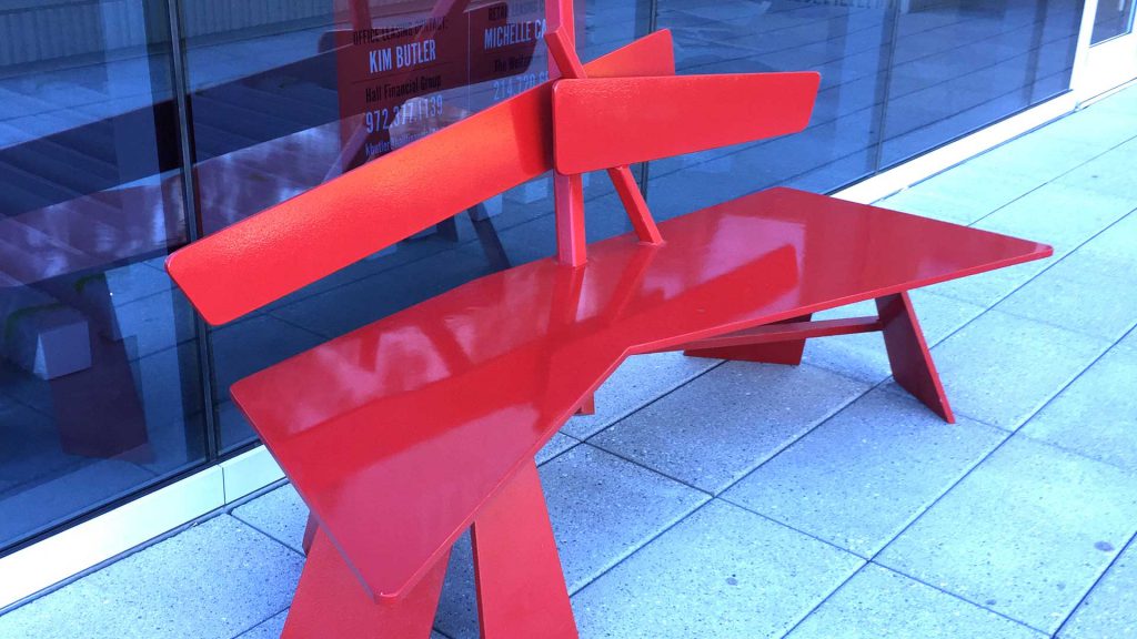 Red Bench by John Henry