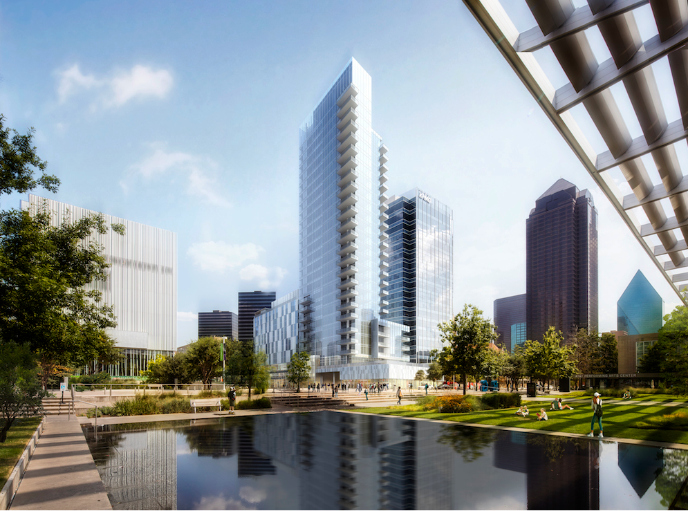 Rendering of Hall Arts Development